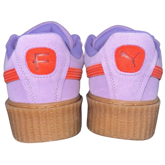 Puma Fenty Creeper Phatty Womens Size 10 Purple Suede Platform Rihanna Sneakers - Picture 5 of 9